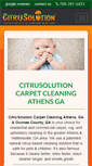 Mobile Screenshot of citruscarpetcleaningathens.com
